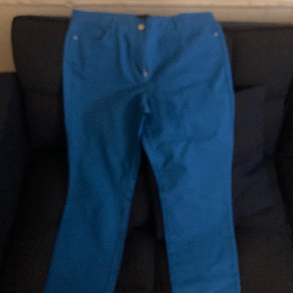 Carlisle blue pants size 10 non strech